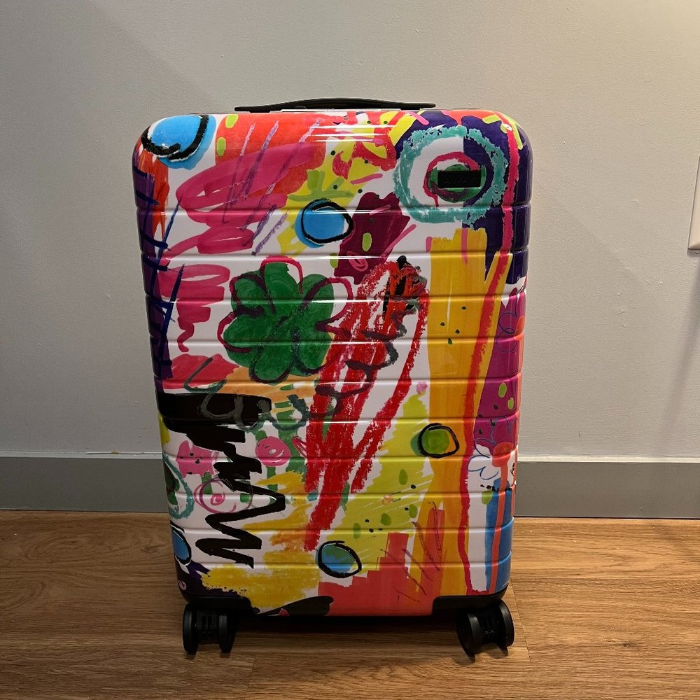 AWAY LIMITED Edition Multicolor Graffiti-Print Carry-On Suitcase